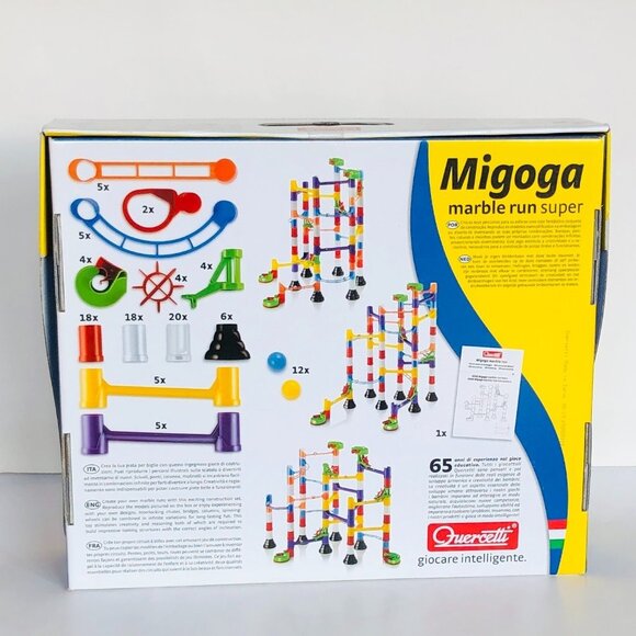 Quercetti  108 Pcs Migoga Marble Run Super  New Sealed For Age 4-10 Years Old - Picture 11 of 14
